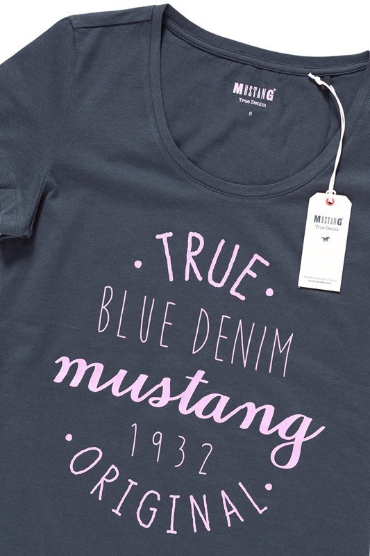 MUSTANG T SHIRT DAMSKI Alexia C Print Blue Nights 1009389 4085