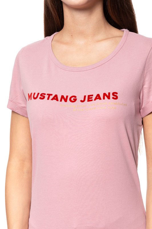 MUSTANG T SHIRT DAMSKI Alexia C Print Lilas 1009026 8148