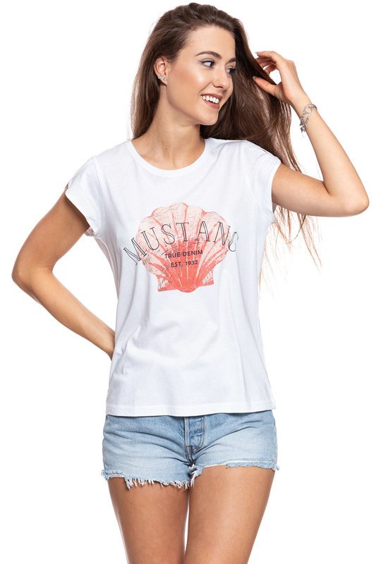 MUSTANG T SHIRT DAMSKI Alina C Foilprint 1009473 2045