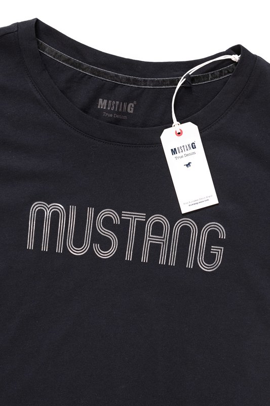 MUSTANG T SHIRT DAMSKI Alina C Print CAVIAR 1008401 4132