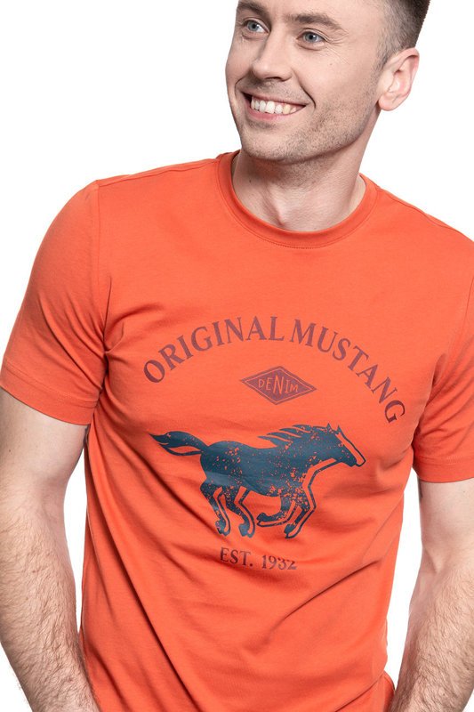 MUSTANG T SHIRT Logo Tee 1009940 7105