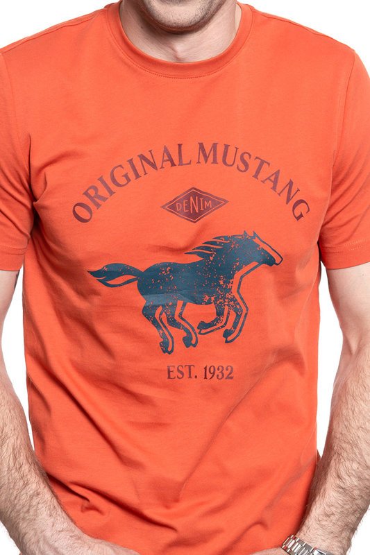 MUSTANG T SHIRT Logo Tee 1009940 7105