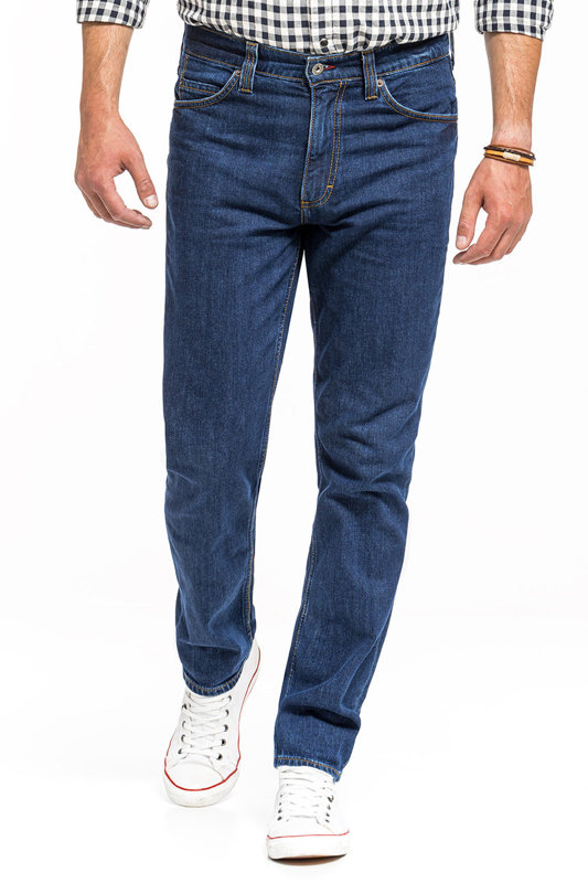 MUSTANG TRAMPER TAPERED MĘSKIE SPODNIE JEANSOWE JEANSY DENIM BLUE 1014044 5000 980