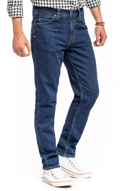 MUSTANG TRAMPER TAPERED MĘSKIE SPODNIE JEANSOWE JEANSY DENIM BLUE 1014044 5000 980