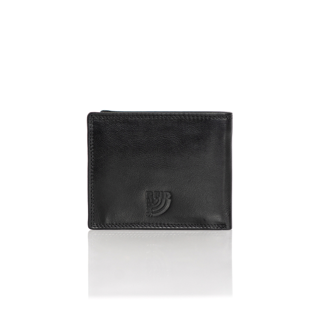 MUSTANG UDINE WALLET MĘSKI SKÓRZANY PORTFEL PREMIUM POJEMNY NA KARTY SKÓRA BLACK 06.101800