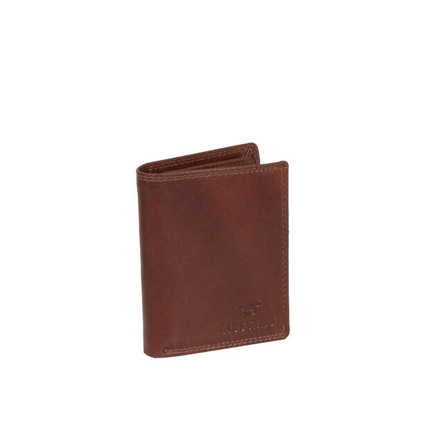 MUSTANG UDINE WALLET UNIWERSALNY SKÓRZANY PORTFEL PREMIUM POJEMNY NA KARTY SKÓRA BROWN 06.102001