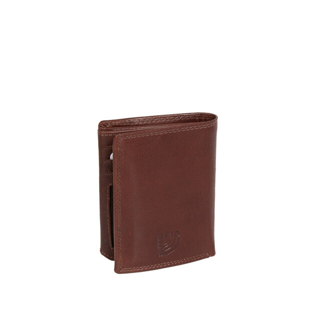 MUSTANG UDINE WALLET UNIWERSALNY SKÓRZANY PORTFEL PREMIUM POJEMNY NA KARTY SKÓRA BROWN 06.102001