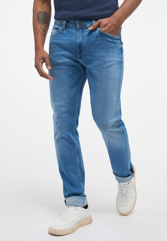 MUSTANG VEGAS MĘSKIE SPODNIE JEANSOWE DENIM BLUE 1013662 5000 432