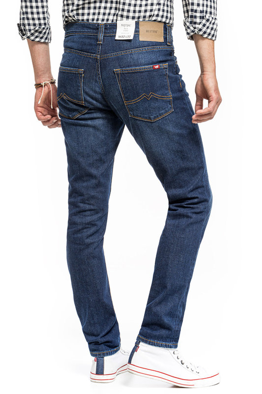 MUSTANG VEGAS MĘSKIE SPODNIE JEANSOWE DENIM BLUE 1014039 5000 982