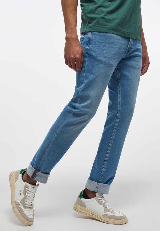 MUSTANG VEGAS MĘSKIE SPODNIE JEANSOWE JEANSY DENIM BLUE 1013643 5000 413