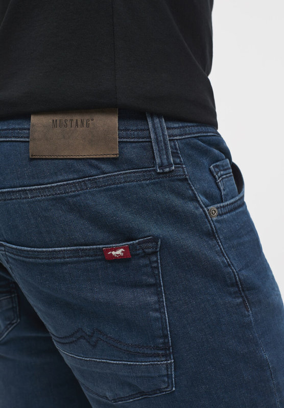 MUSTANG VEGAS MĘSKIE SPODNIE JEANSOWE JEANSY DENIM BLUE 1013741 5000 883