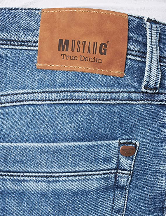 MUSTANG WASHINGTON MĘSKIE SPODNIE JEANSOWE DENIM BLUE 1011796 5000 703