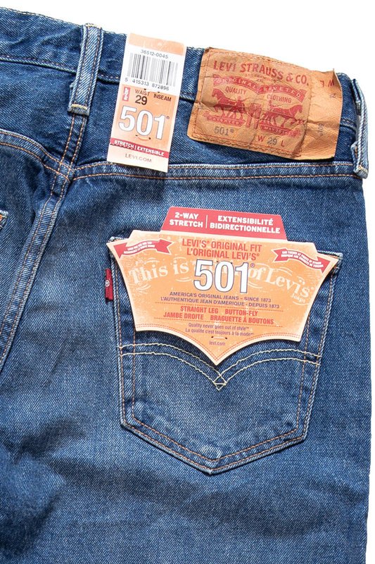 SPODENKI LEVI’S 501 2-Way Stretch 365120045