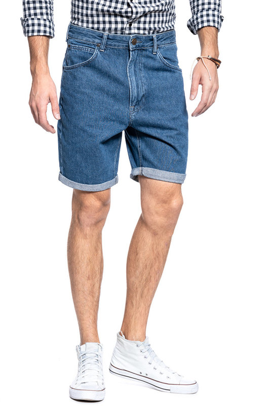 SPODENKI MĘSKIE LEE PIPES TAPERED SHORTS TIC L73ZGGEZ