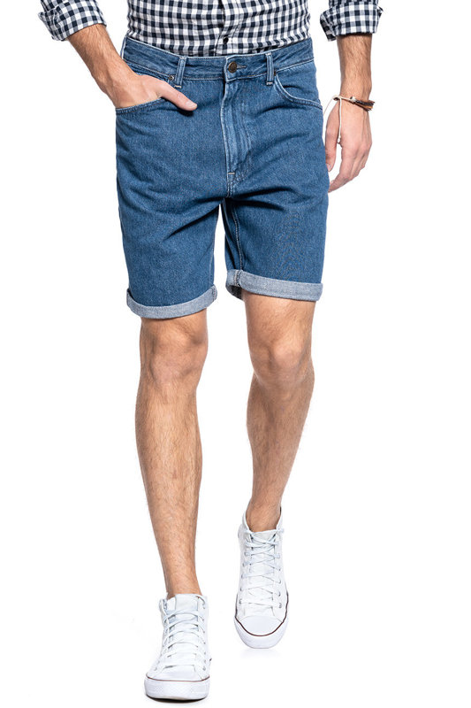 SPODENKI MĘSKIE LEE PIPES TAPERED SHORTS TIC L73ZGGEZ