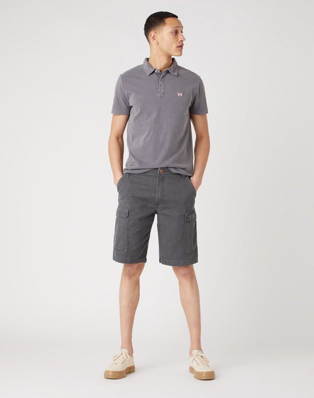 SPODENKI MĘSKIE WRANGLER CASEY CARGO SHORTS DARK SHADOW W1C35085J