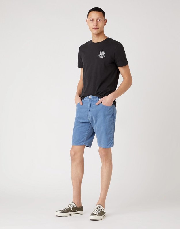 SPODENKI MĘSKIE WRANGLER CORDUROY SHORTS COPEN BLUE W14TZNX31