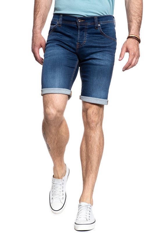 SPODENKI MUSTANG Chicago Short DENIM BLUE 1008363 5000 682