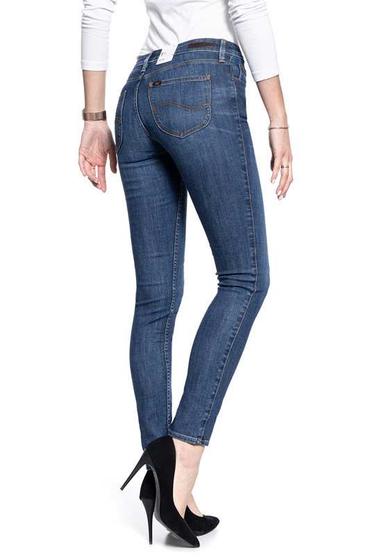 SPODNIE DAMSKIE LEE SKINNY SCARLETT DARK ABERDEEN  L526SIMX