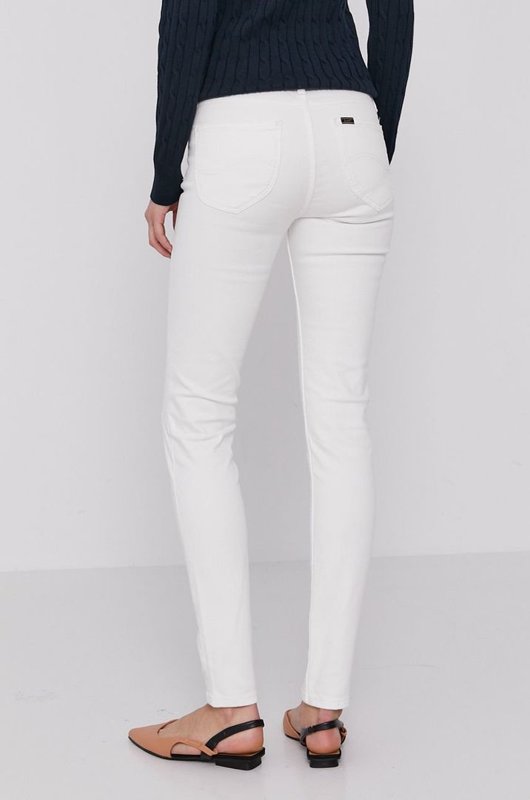 SPODNIE DAMSKIE LEE SKINNY SCARLETT OFF WHITE L526KW36