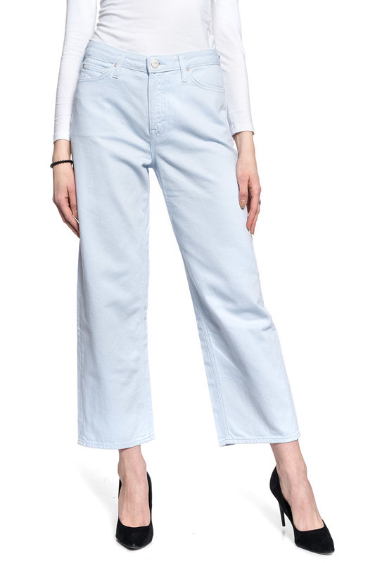 SPODNIE DAMSKIE LEE WIDE LEG ICE BLUE L30SKGMZ