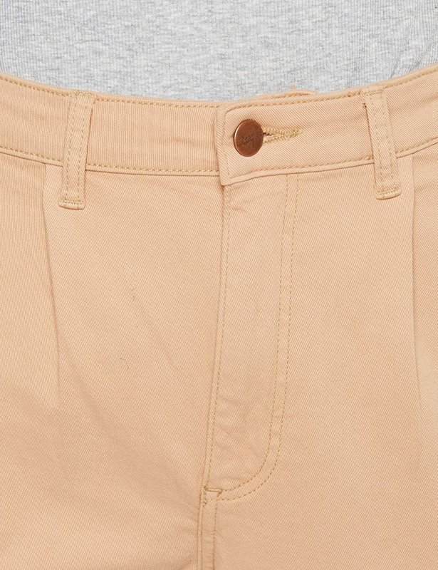 SPODNIE DAMSKIE WRANGLER MOM CHINO WARM SAND W22HKD58B