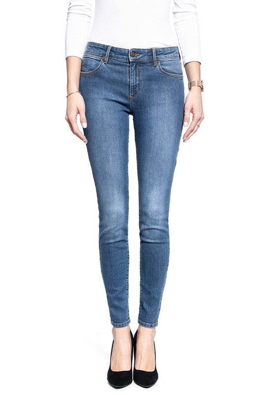 SPODNIE DAMSKIE WRANGLER SKINNY BLUE YOU W28KKR10H