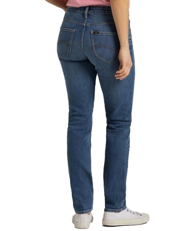 SPODNIE JEANSOWE DAMSKIE LEE Elly MID WORN L305SJVQ