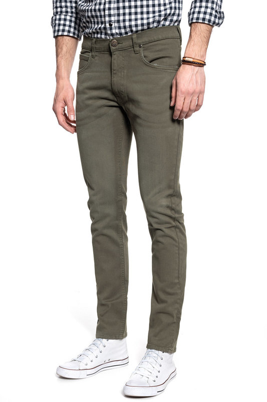 SPODNIE MĘSKIE LEE LUKE OLIVE GREEN L719EDPM