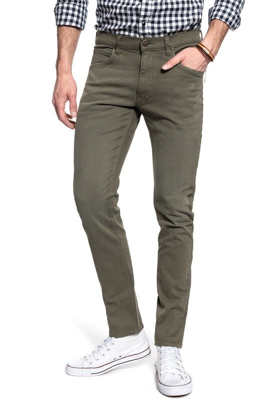 SPODNIE MĘSKIE LEE LUKE OLIVE GREEN L719EDPM