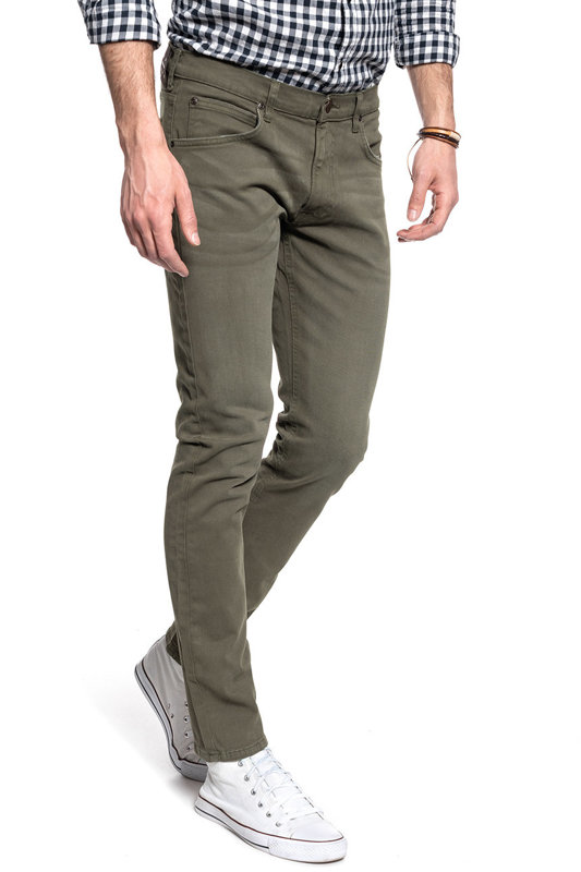 SPODNIE MĘSKIE LEE LUKE OLIVE GREEN L719EDPM