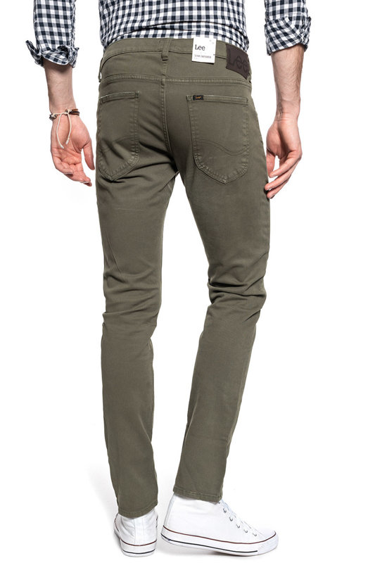 SPODNIE MĘSKIE LEE LUKE OLIVE GREEN L719EDPM