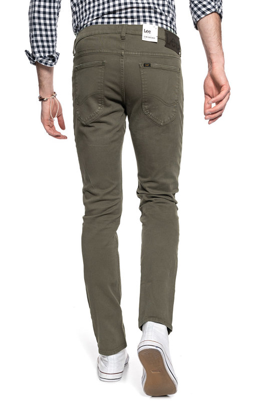 SPODNIE MĘSKIE LEE LUKE OLIVE GREEN L719EDPM