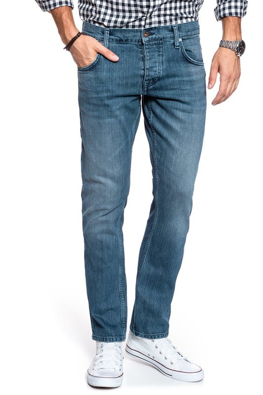 SPODNIE MĘSKIE MUSTANG CHICAGO TAPERED DENIM BLUE 1006935 5000 883