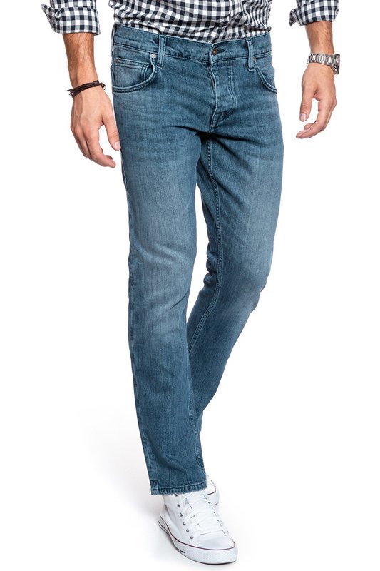 SPODNIE MĘSKIE MUSTANG CHICAGO TAPERED DENIM BLUE 1006935 5000 883