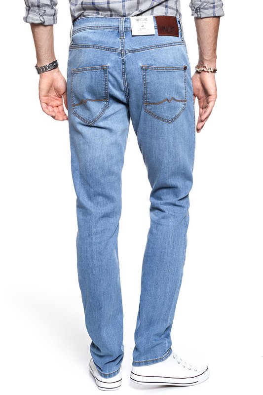 SPODNIE MĘSKIE MUSTANG Jeans Bosten Slim Fit  Light Blue 1007660 5000 302