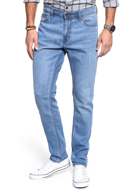 SPODNIE MĘSKIE MUSTANG Jeans Bosten Slim Fit  Light Blue 1007660 5000 302