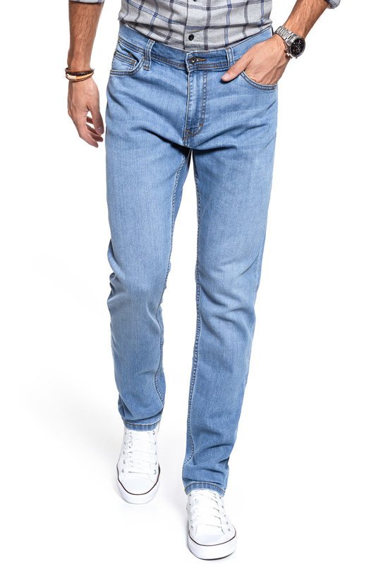 SPODNIE MĘSKIE MUSTANG Jeans Bosten Slim Fit  Light Blue 1007660 5000 302