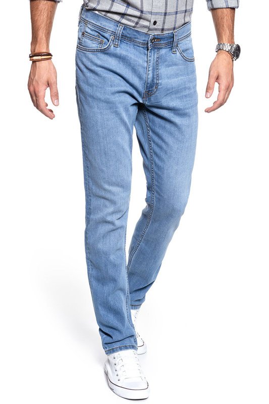 SPODNIE MĘSKIE MUSTANG Jeans Bosten Slim Fit  Light Blue 1007660 5000 302