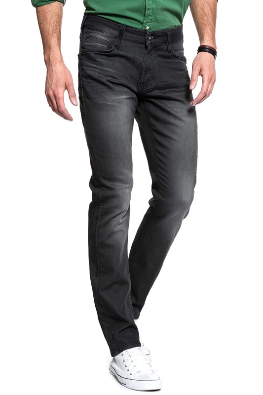 SPODNIE MĘSKIE MUSTANG Oregon Tapered K DENIM BLACK 1006661 4000 923