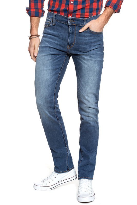 SPODNIE MĘSKIE MUSTANG Vegas DENIM BLUE 1008949 5000 783