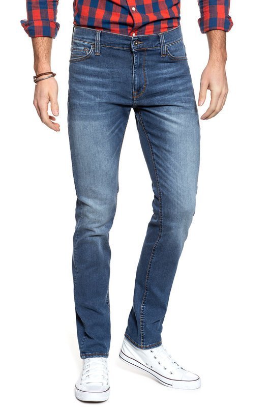 SPODNIE MĘSKIE MUSTANG Vegas DENIM BLUE 1008949 5000 783