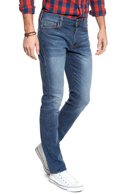 SPODNIE MĘSKIE MUSTANG Vegas DENIM BLUE 1008949 5000 783