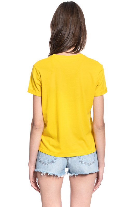 T-SHIRT DAMSKI LEE SS GLOBAL TEE LEMON ZEST L44BEPMM