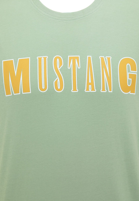 T-SHIRT MĘSKI MUSTANG ALEX C LOGO TEE GREEN BAY 1009893 6461