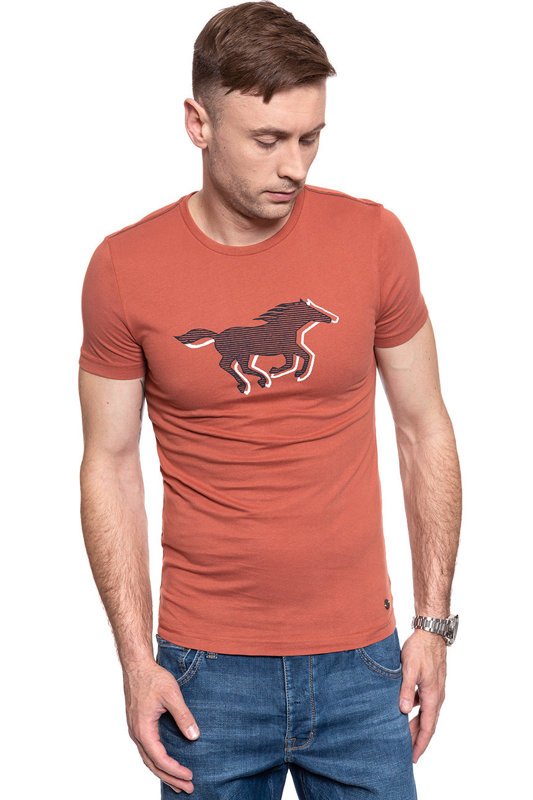 T-SHIRT MĘSKI MUSTANG Aaron C Print 1009522 7103