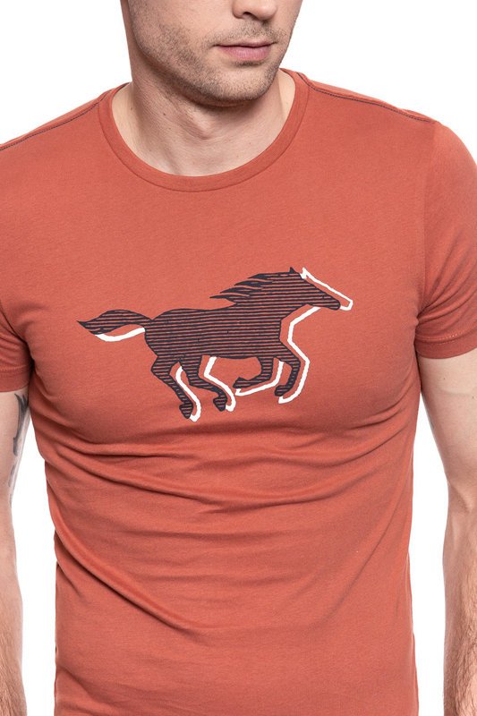 T-SHIRT MĘSKI MUSTANG Aaron C Print 1009522 7103