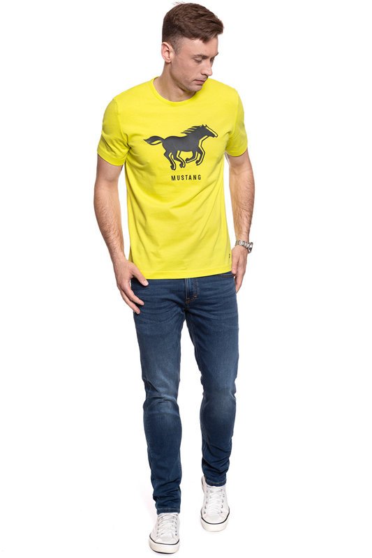 T-SHIRT MĘSKI MUSTANG PRINT TEE 1009022 6066