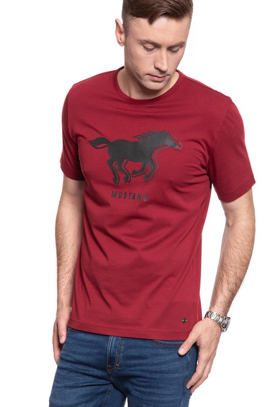 T-SHIRT MĘSKI MUSTANG PRINT TEE 1009022 7194