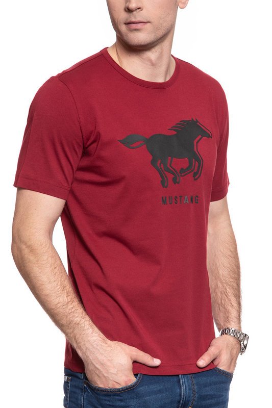 T-SHIRT MĘSKI MUSTANG PRINT TEE 1009022 7194